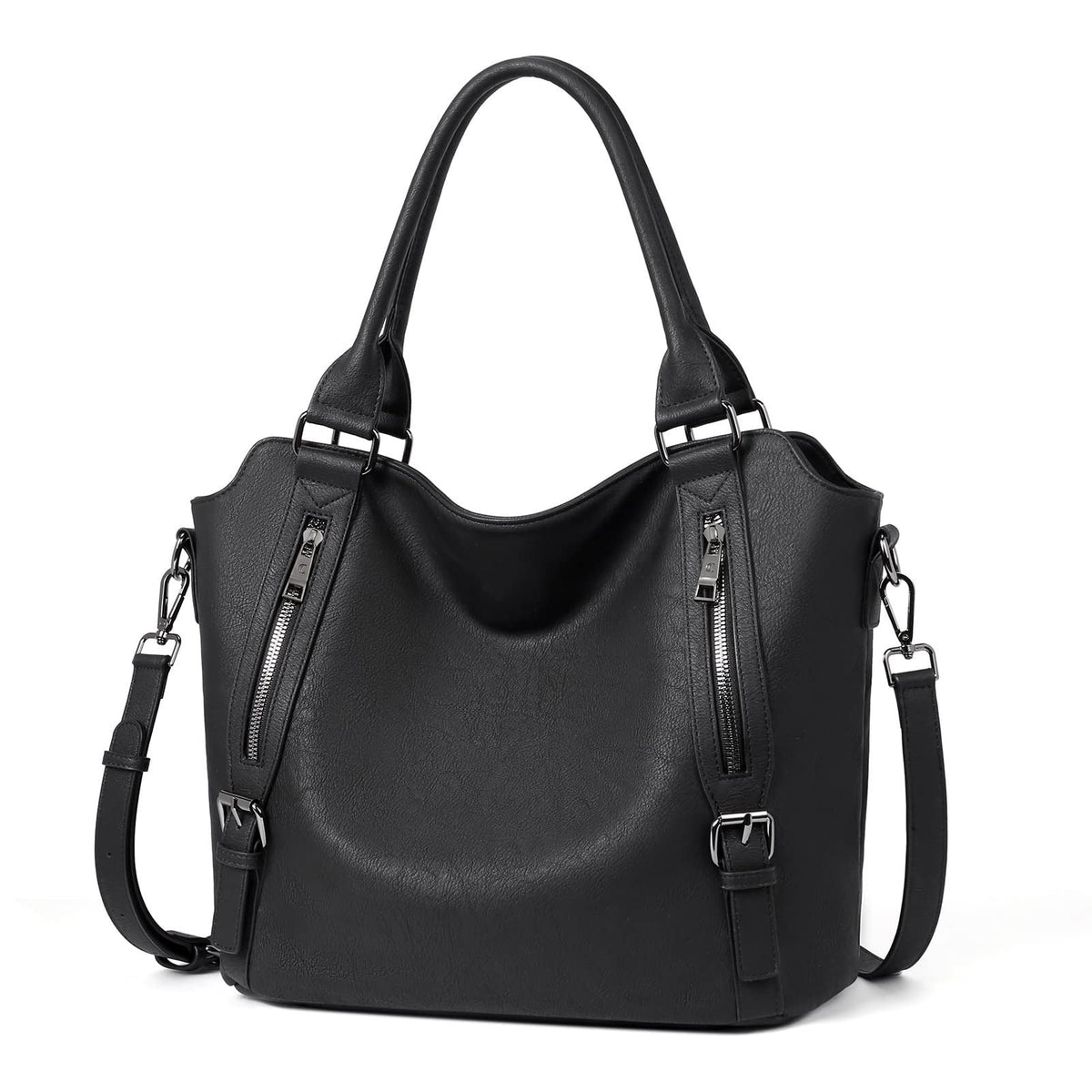 Bolso bandolera retro de gran capacidad en colores combinados