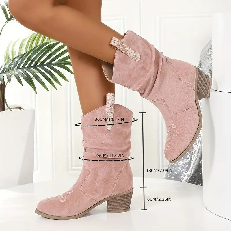 Botines camperos vintage con flecos