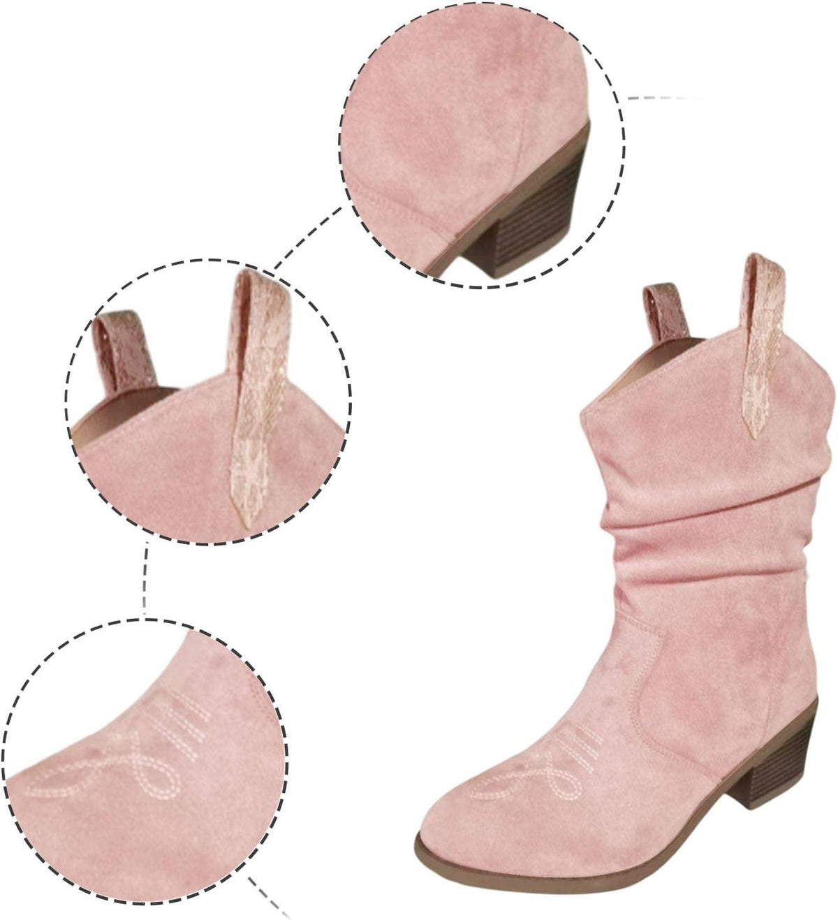 Botines camperos vintage con flecos