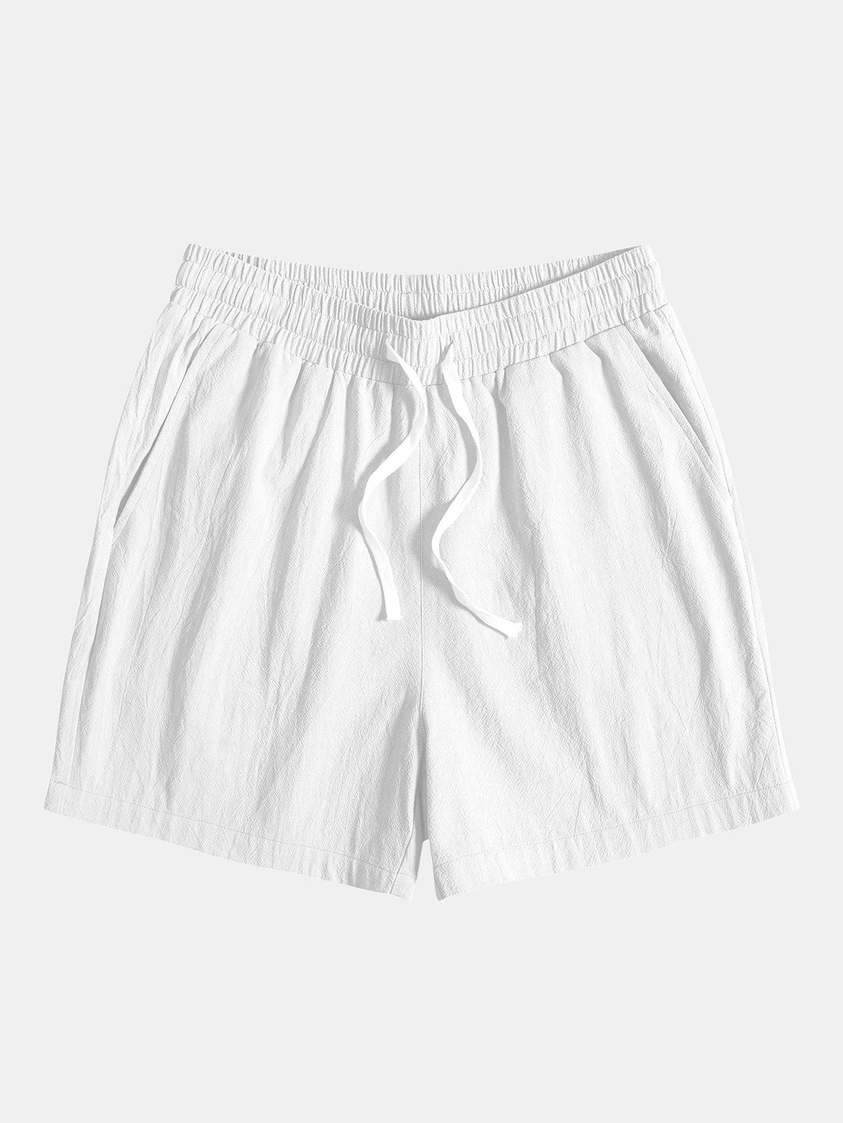 Camisa Revere de algodón texturizado y pantalones cortos de 5"