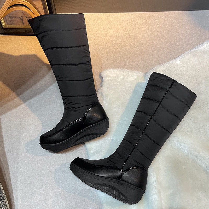 Botas de nieve antideslizantes de suela gruesa