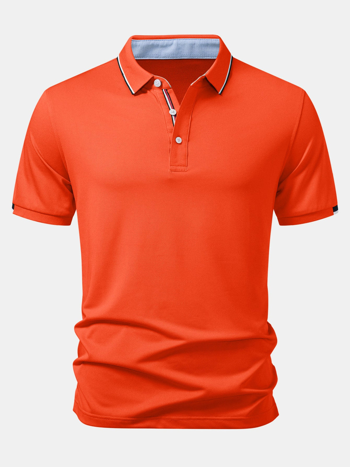 Polo piqué con contraste