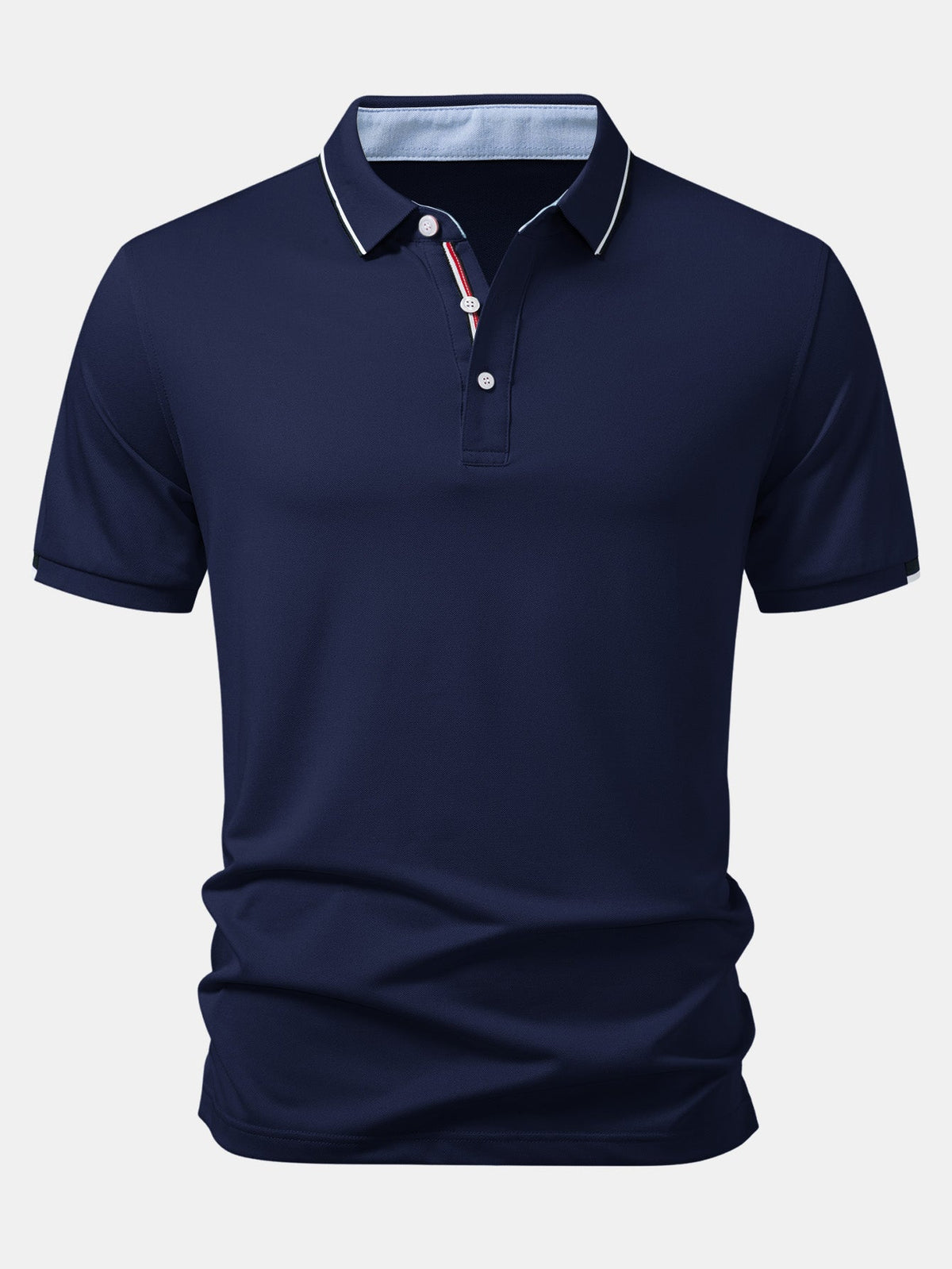 Polo piqué con contraste