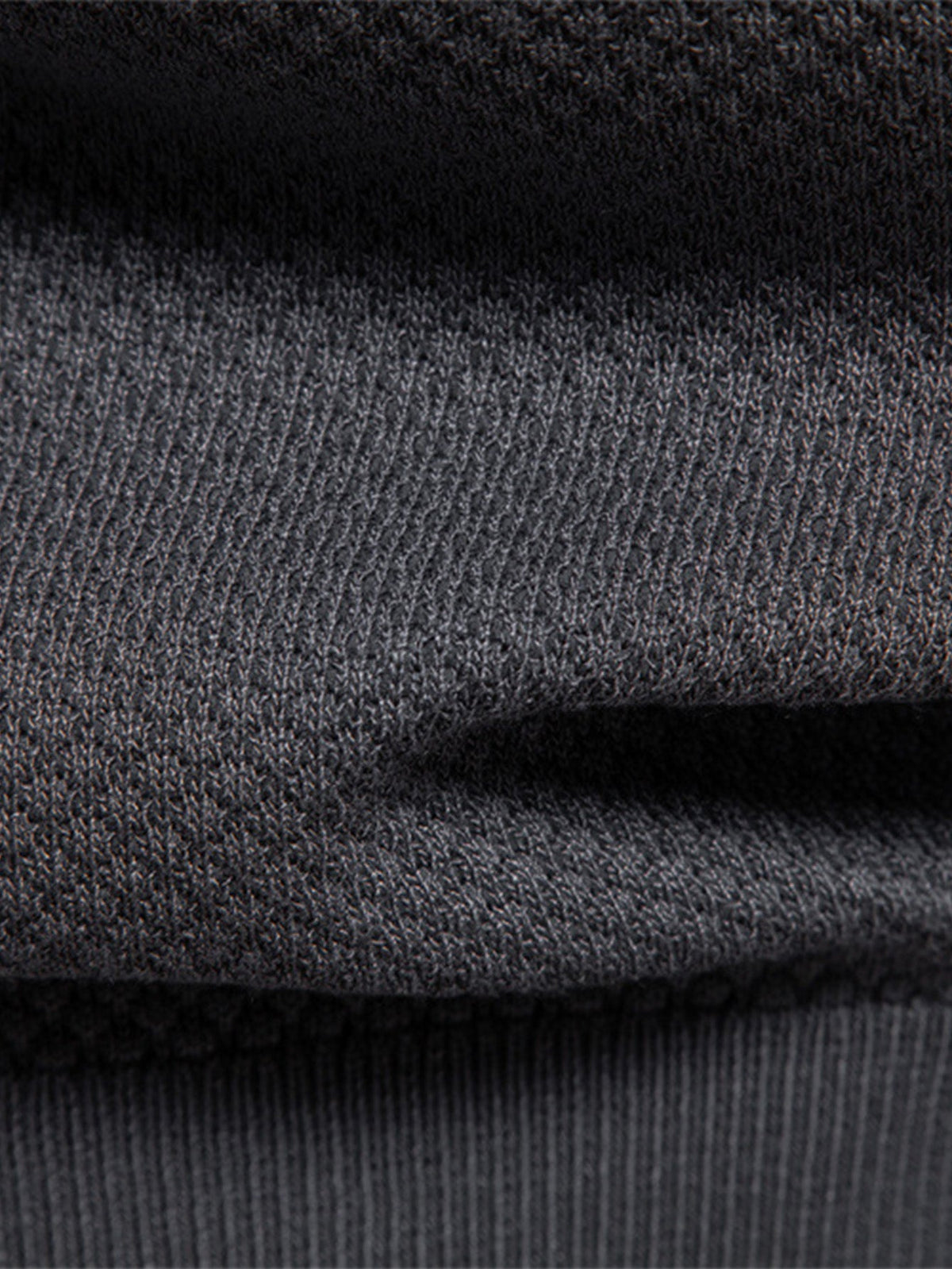Polo de punto con textura de piña y cuello en V