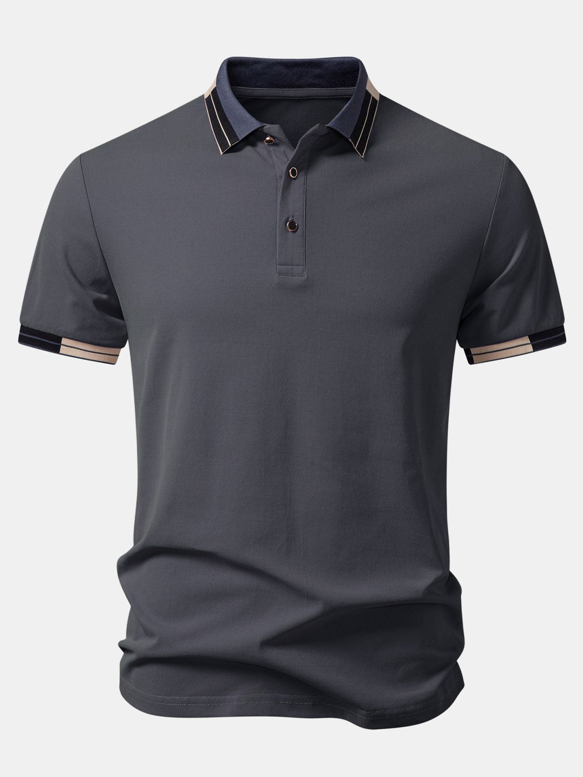 Polo con ribete de contraste