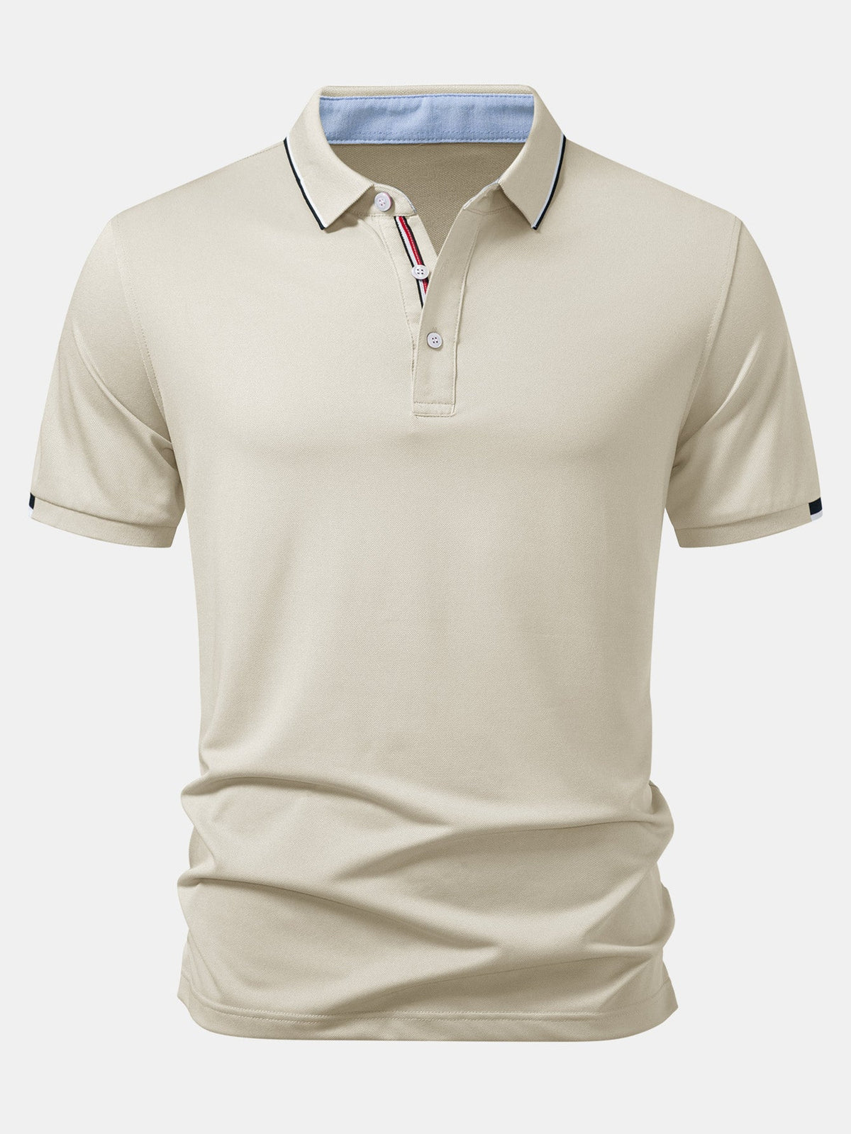 Polo piqué con contraste