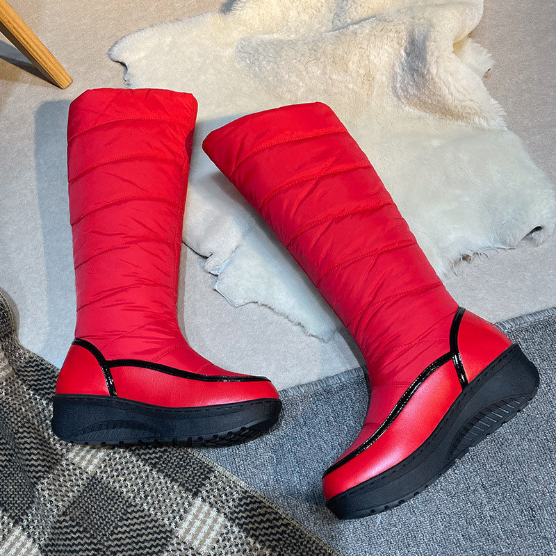 Botas de nieve antideslizantes de suela gruesa