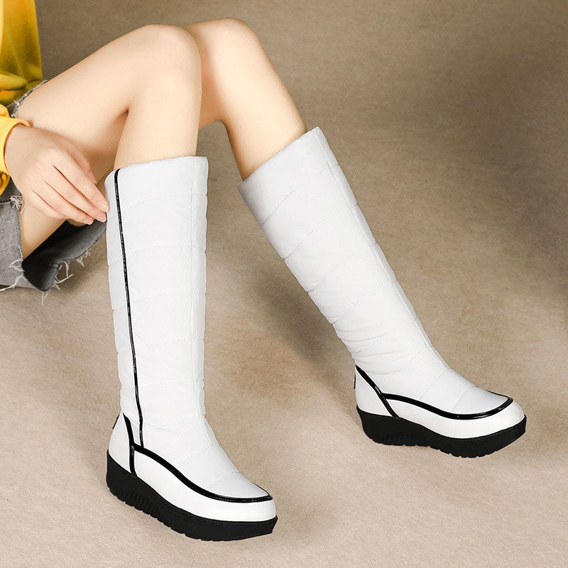 Botas de nieve antideslizantes de suela gruesa