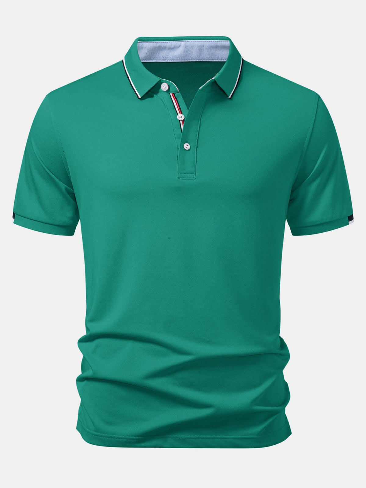 Polo piqué con contraste