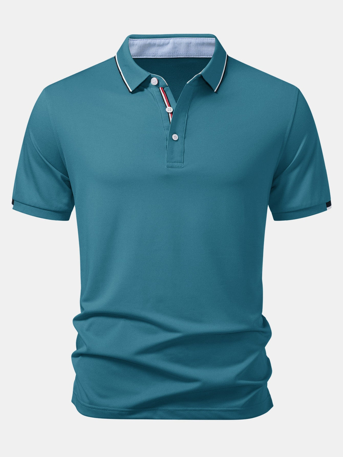 Polo piqué con contraste