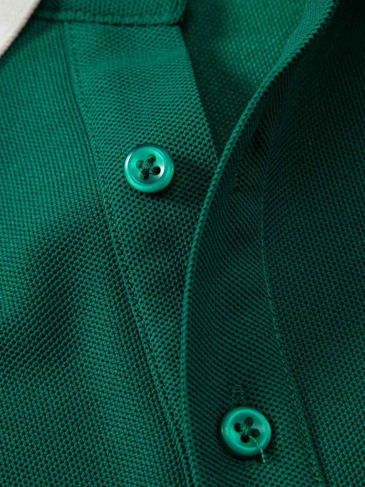 Polo con cuello en contraste