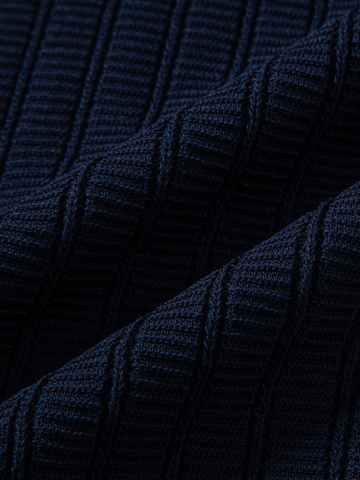 Polo Johnny Collar de punto texturizado con ribete de contraste