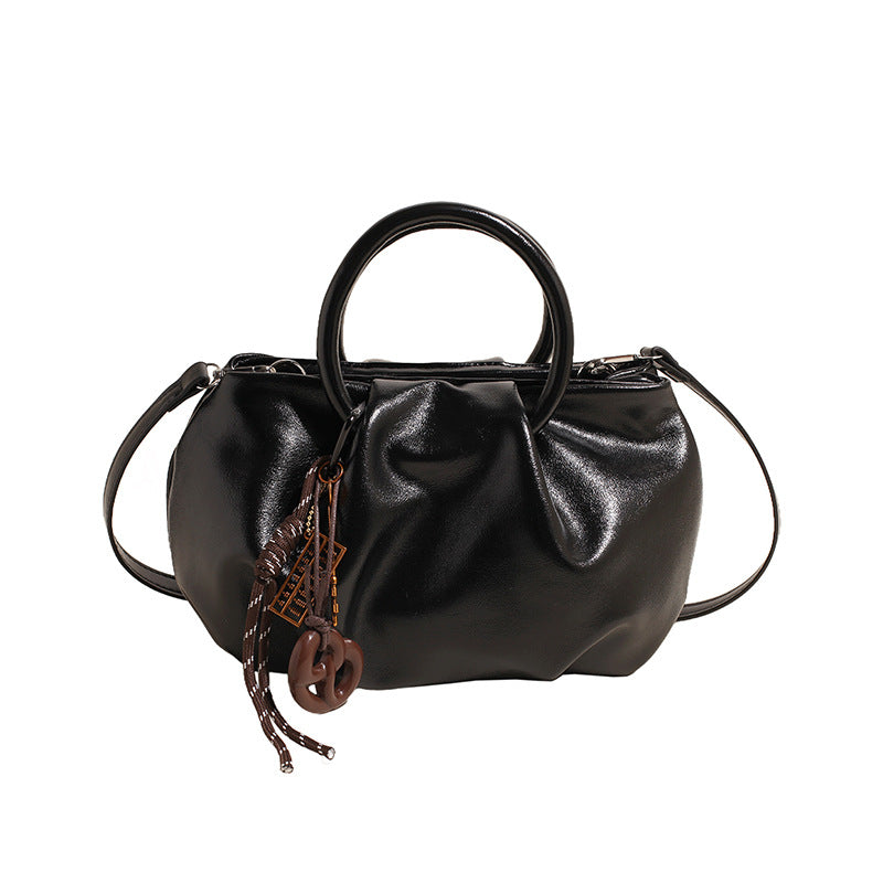 Bolso bandolera ligero plisado tipo nube