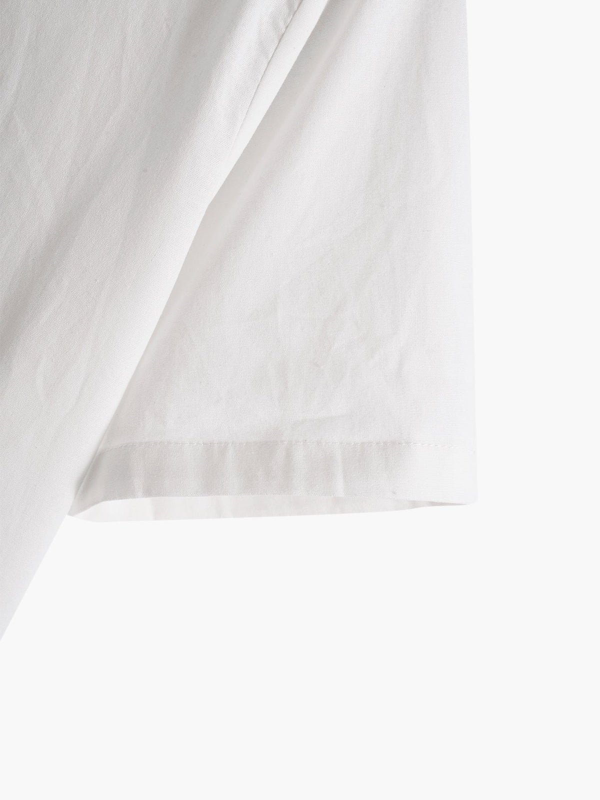 Camisas básicas de manga corta con aspecto de lino y Pantalones de lino de pierna recta