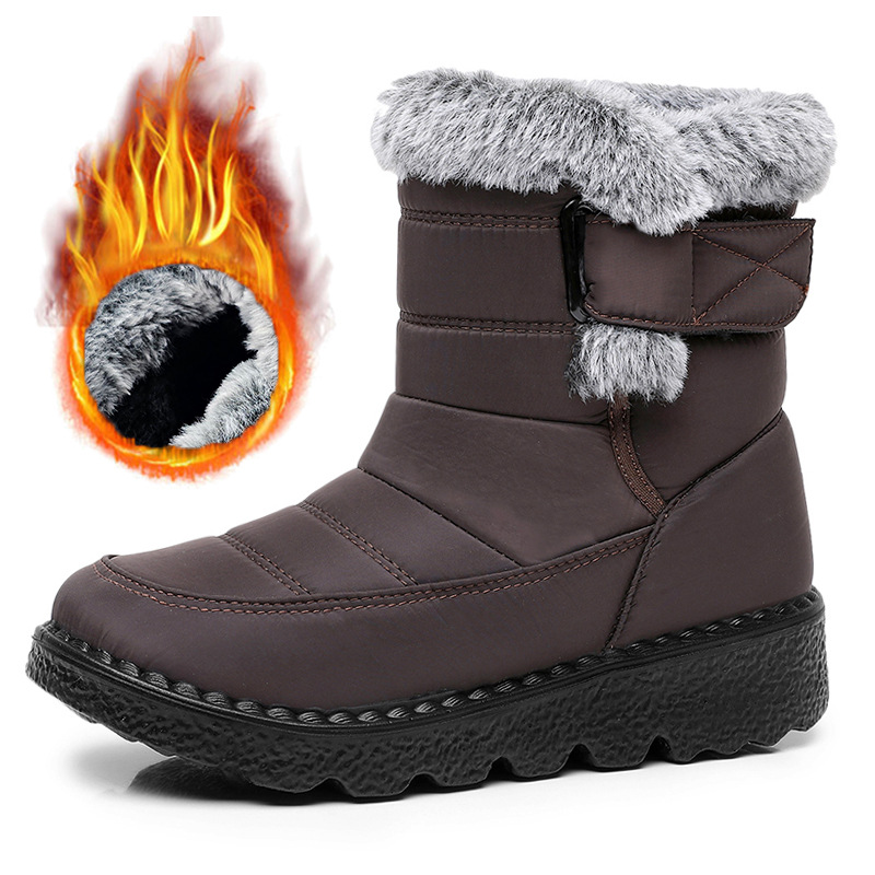 Botas de nieve acolchadas impermeables