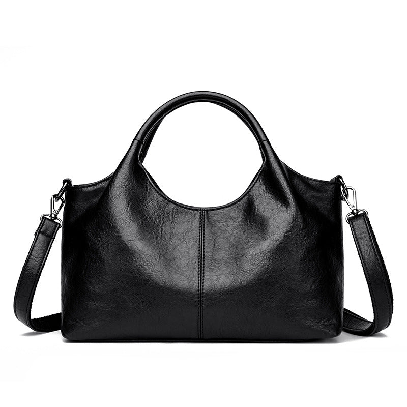Bolso tote retro de lujo discreto y gran capacidad