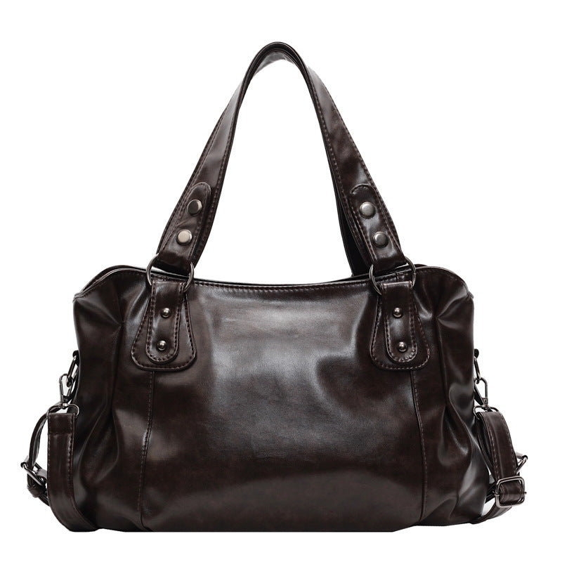 Bolso tote retro casual de hombro