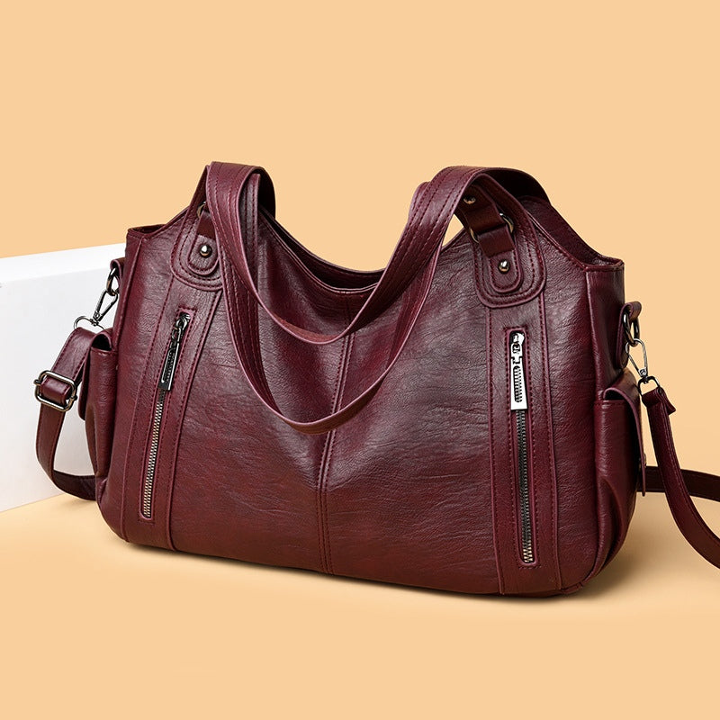 Bolso tote grande con remaches