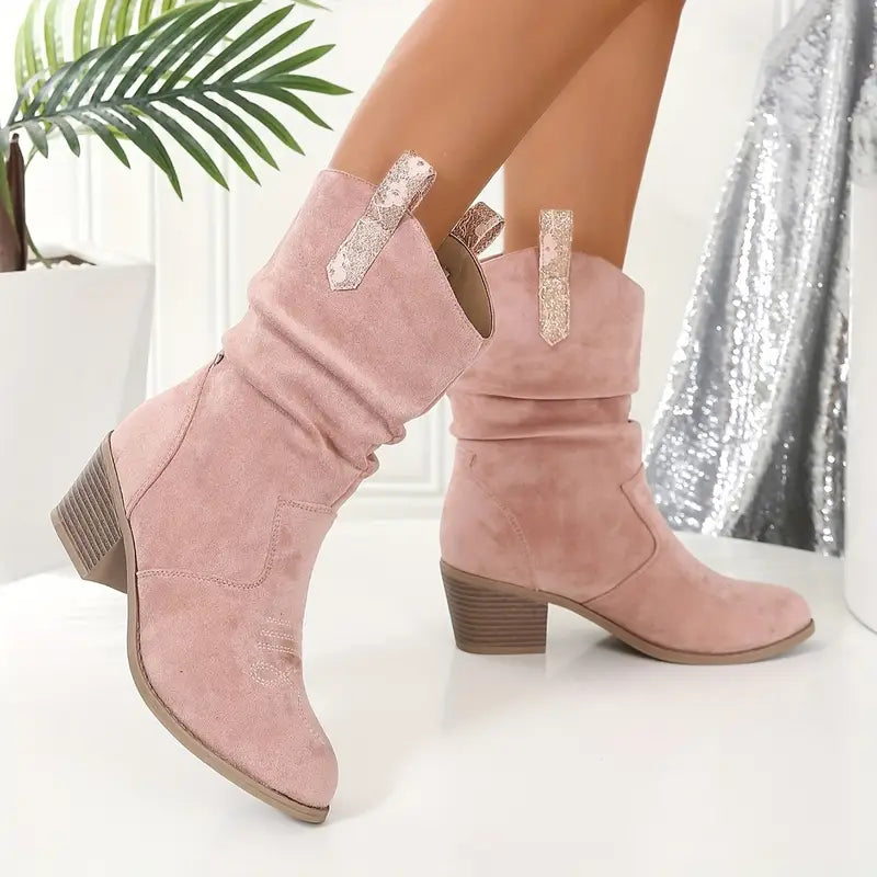 Botines camperos vintage con flecos