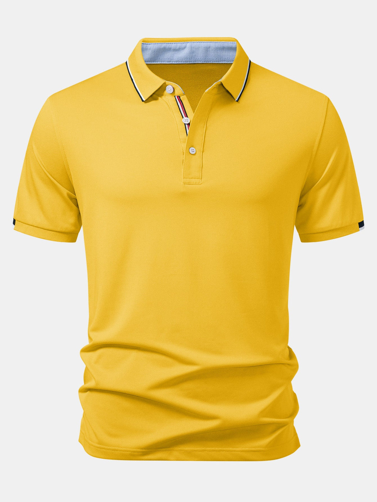 Polo piqué con contraste