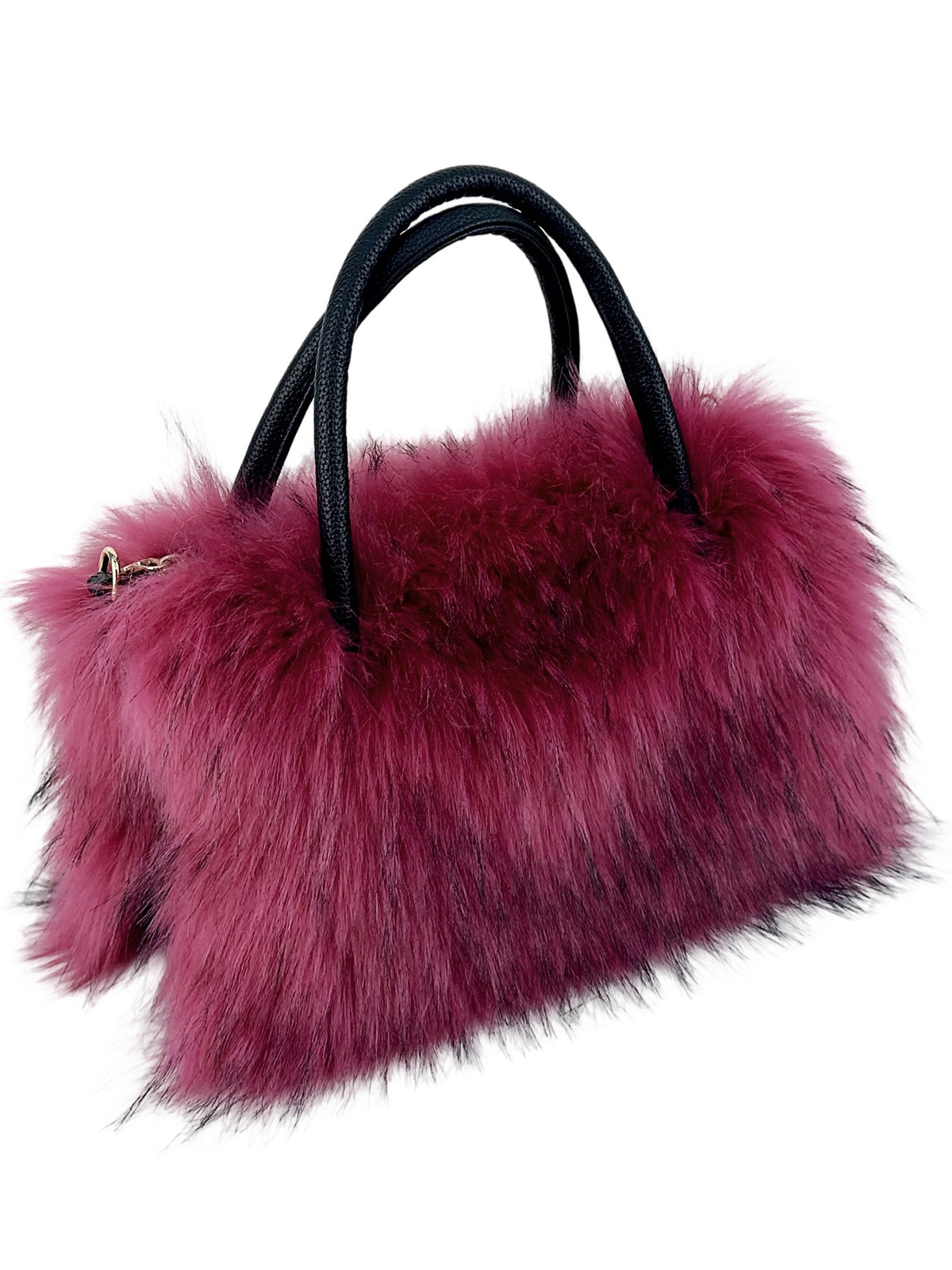 Bolso bandolera de pelo con cadena
