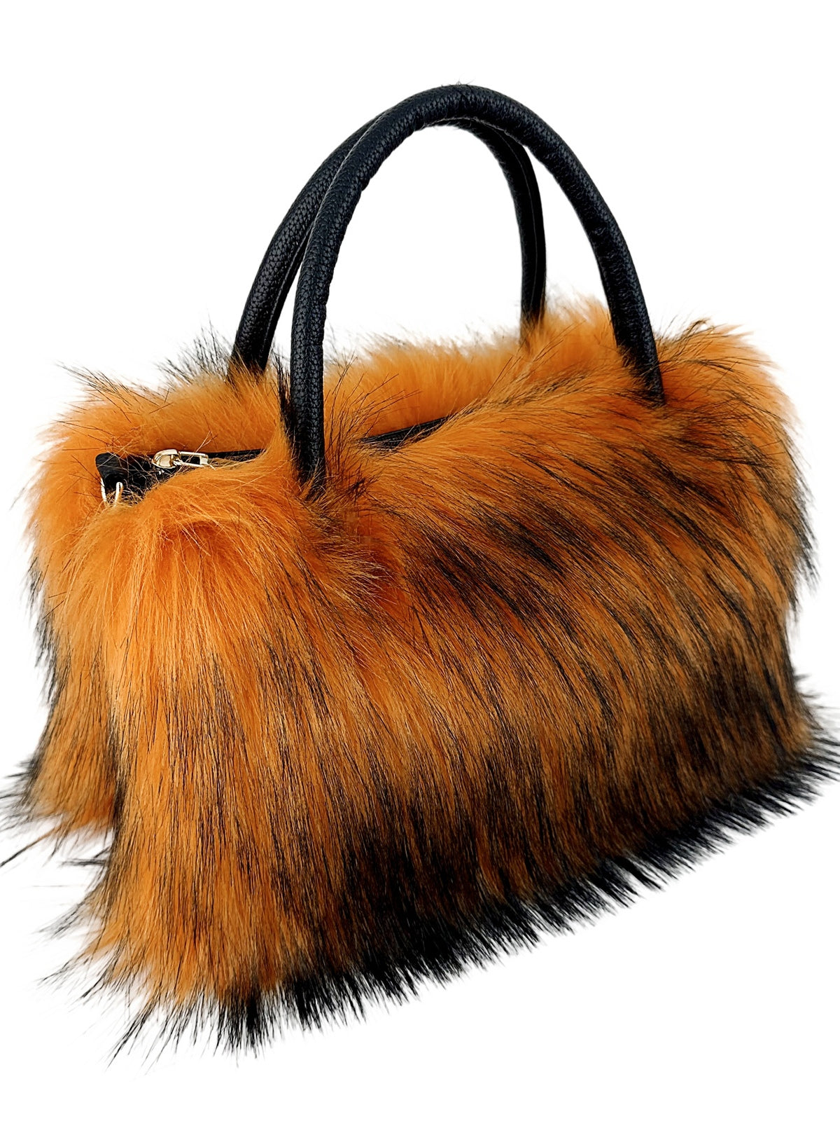 Bolso bandolera de pelo con cadena
