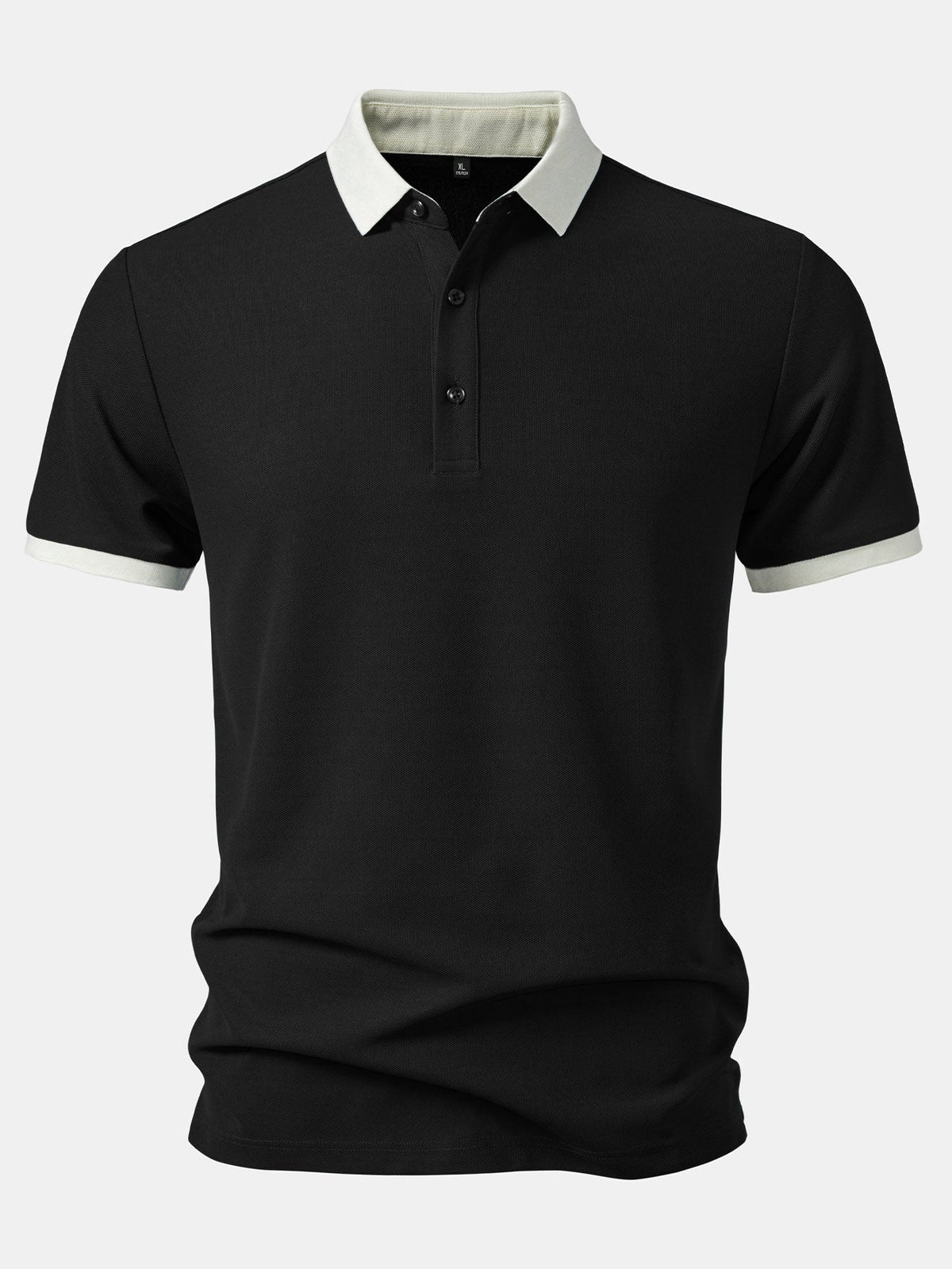 Polo con cuello en contraste