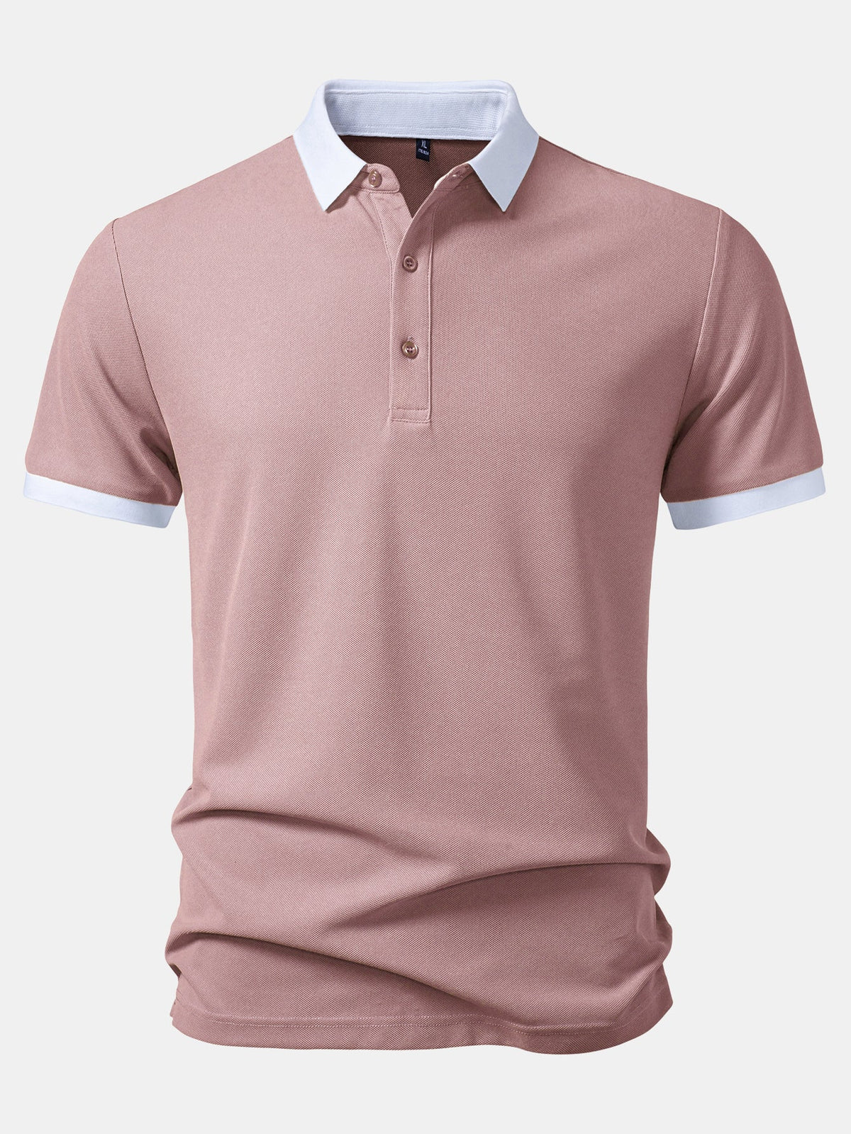 Polo con cuello en contraste