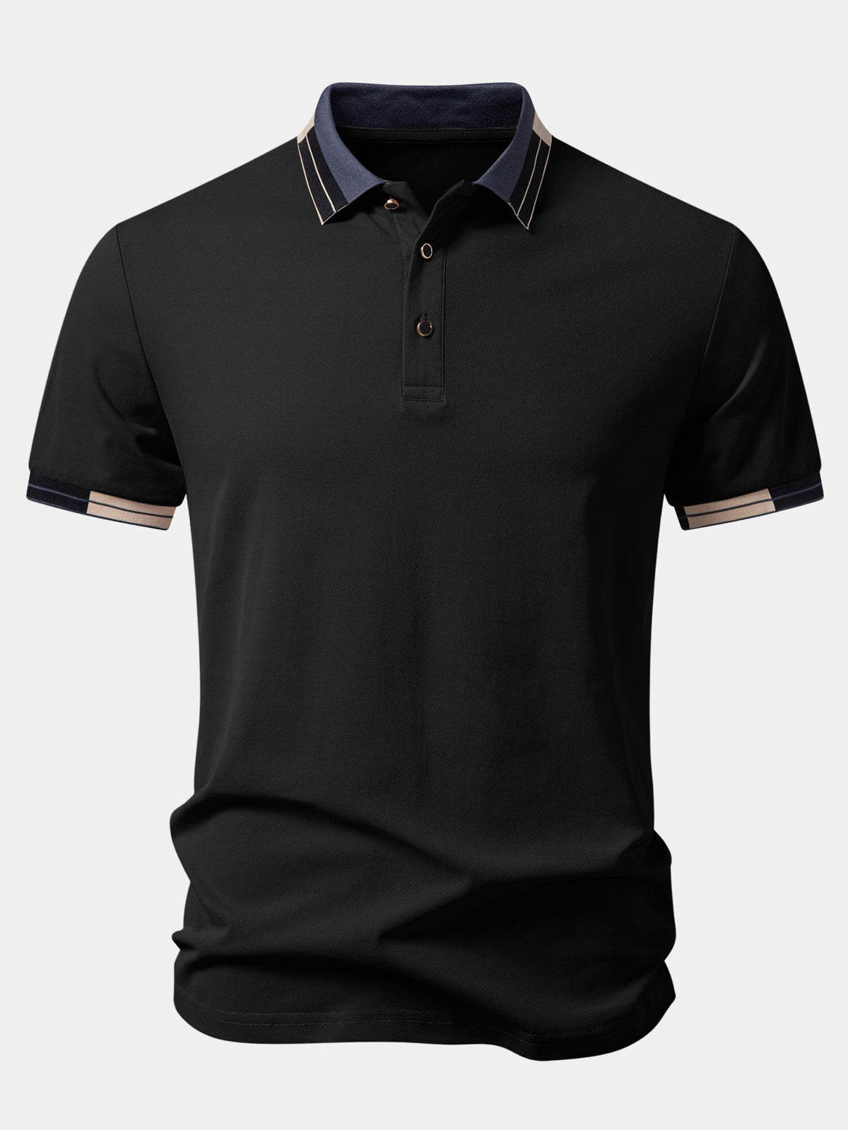 Polo con ribete de contraste