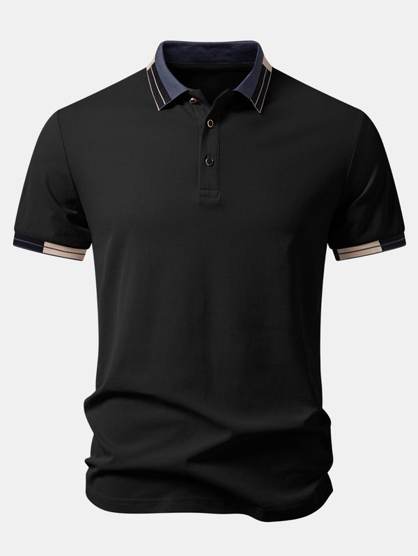 Polo con ribete de contraste