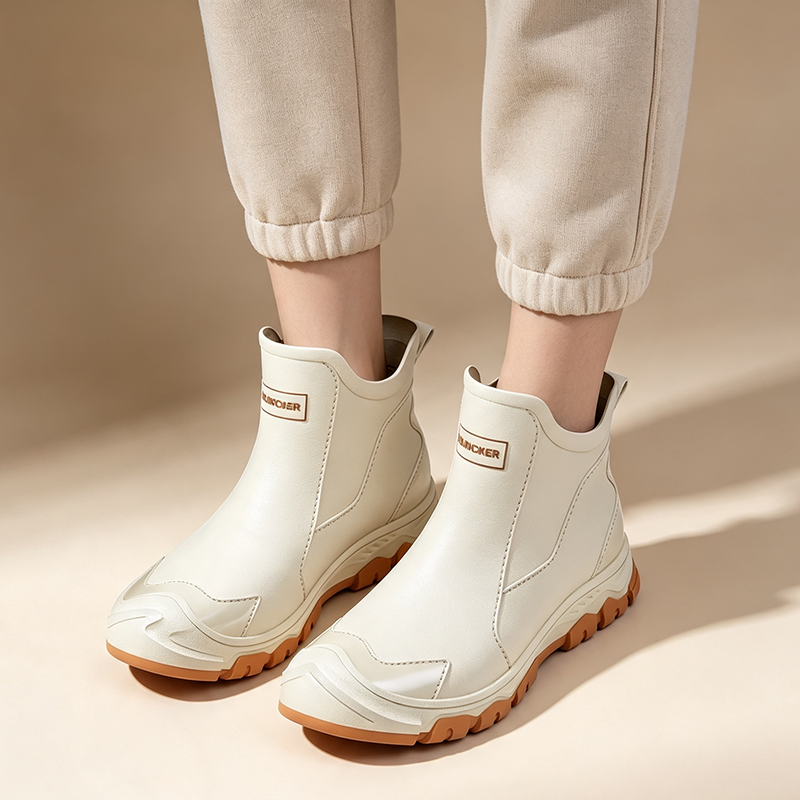 Botas de agua cortas impermeables unisex antideslizantes