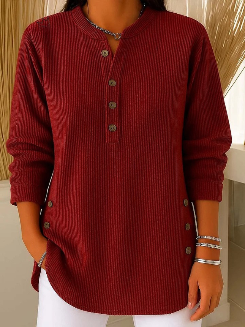 Almudena | Túnica Henley con botones