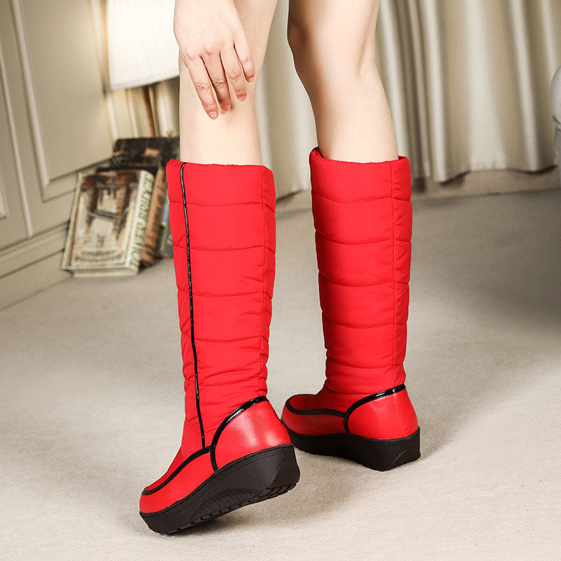 Botas de nieve antideslizantes de suela gruesa