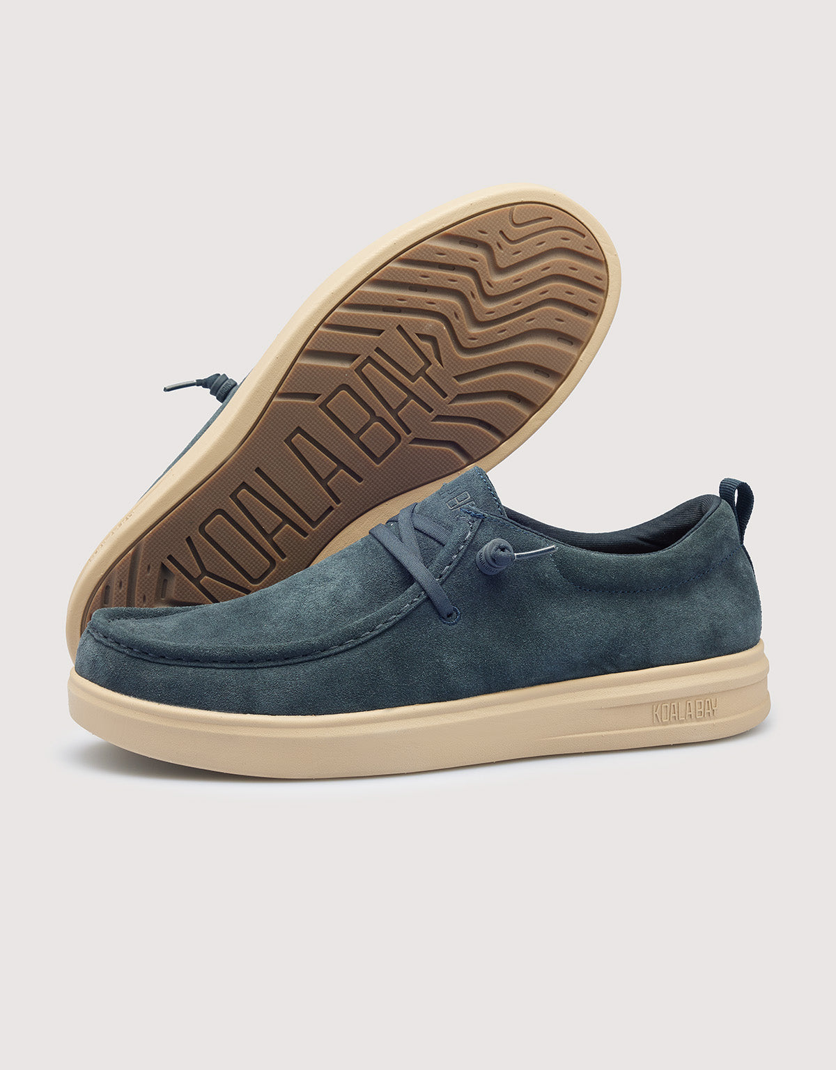 Mocasín Casual Piel Azul Marino