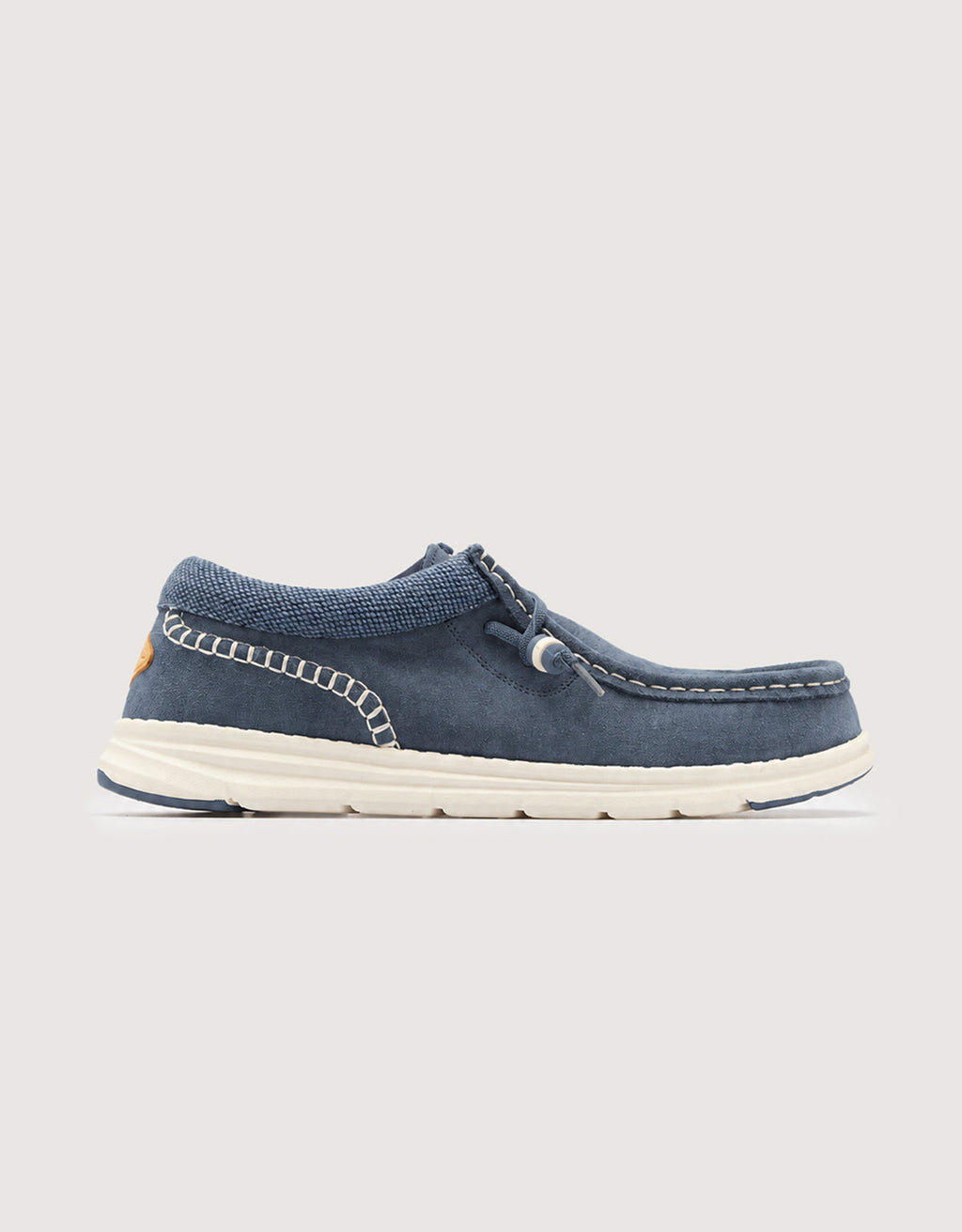 Mocasín Casual Serraje Azul