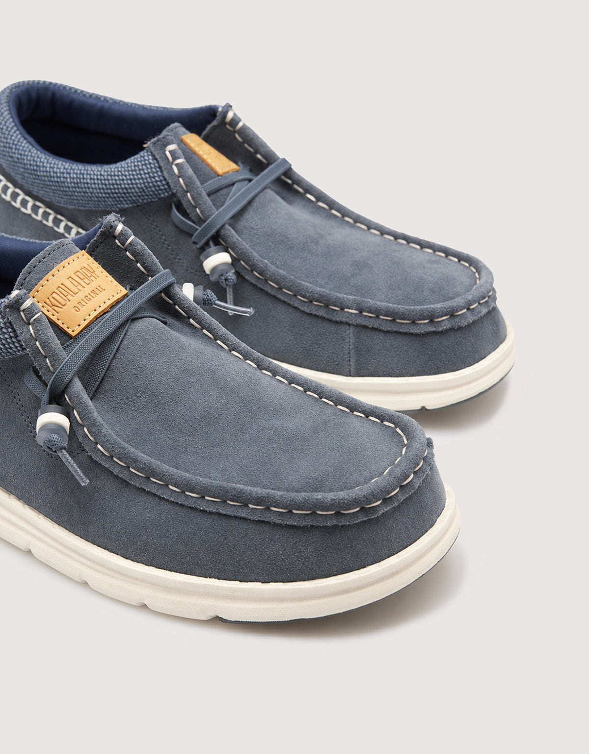 Mocasín Casual Serraje Azul