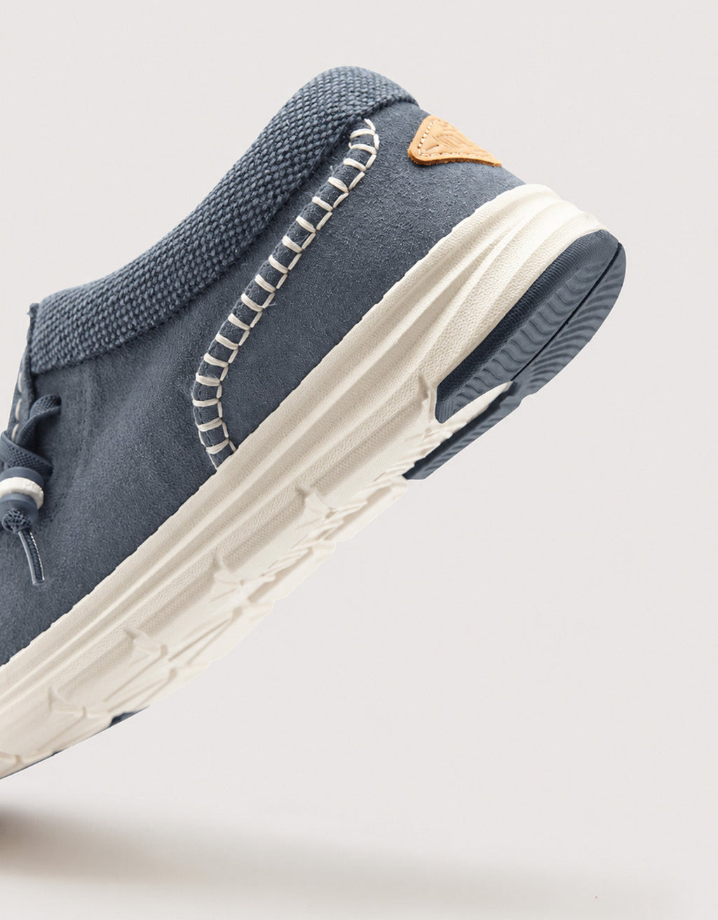 Mocasín Casual Serraje Azul