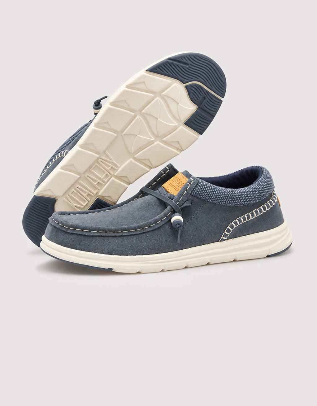 Mocasín Casual Serraje Azul