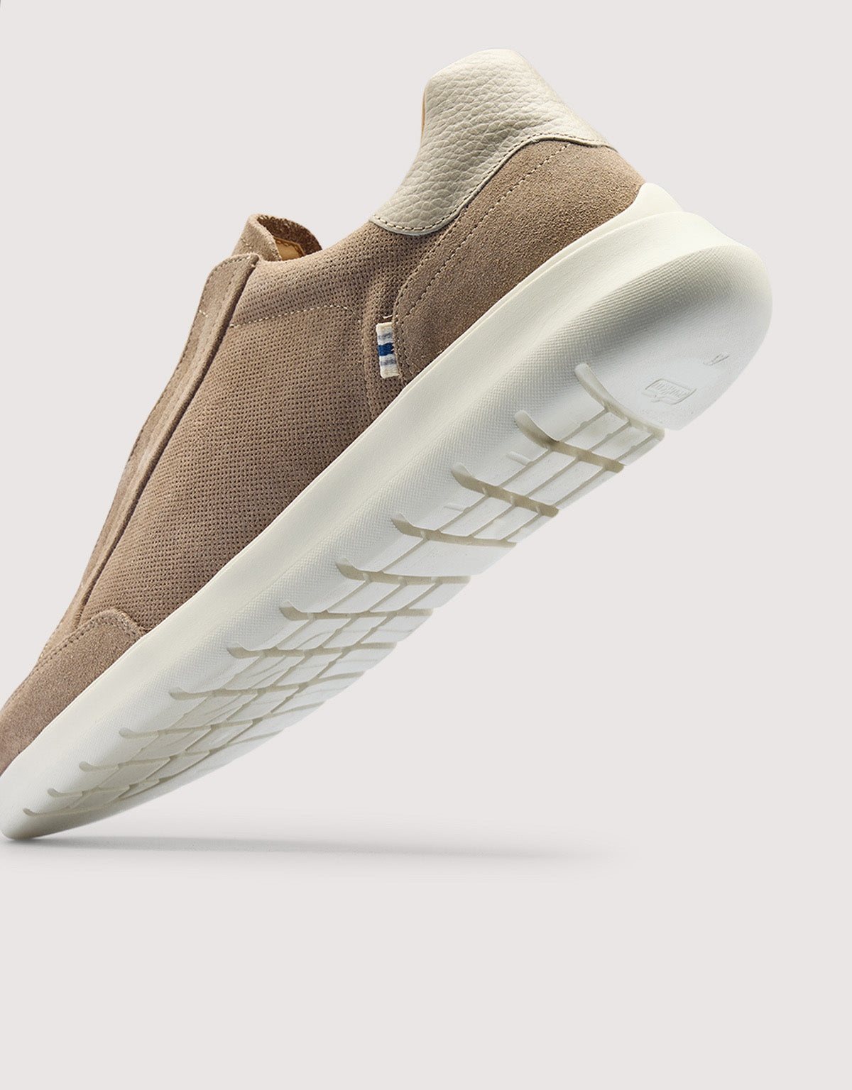 Zapatillas de Piel de Serraje Taupé