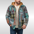 Richard - Chaqueta de cuadros con capucha
