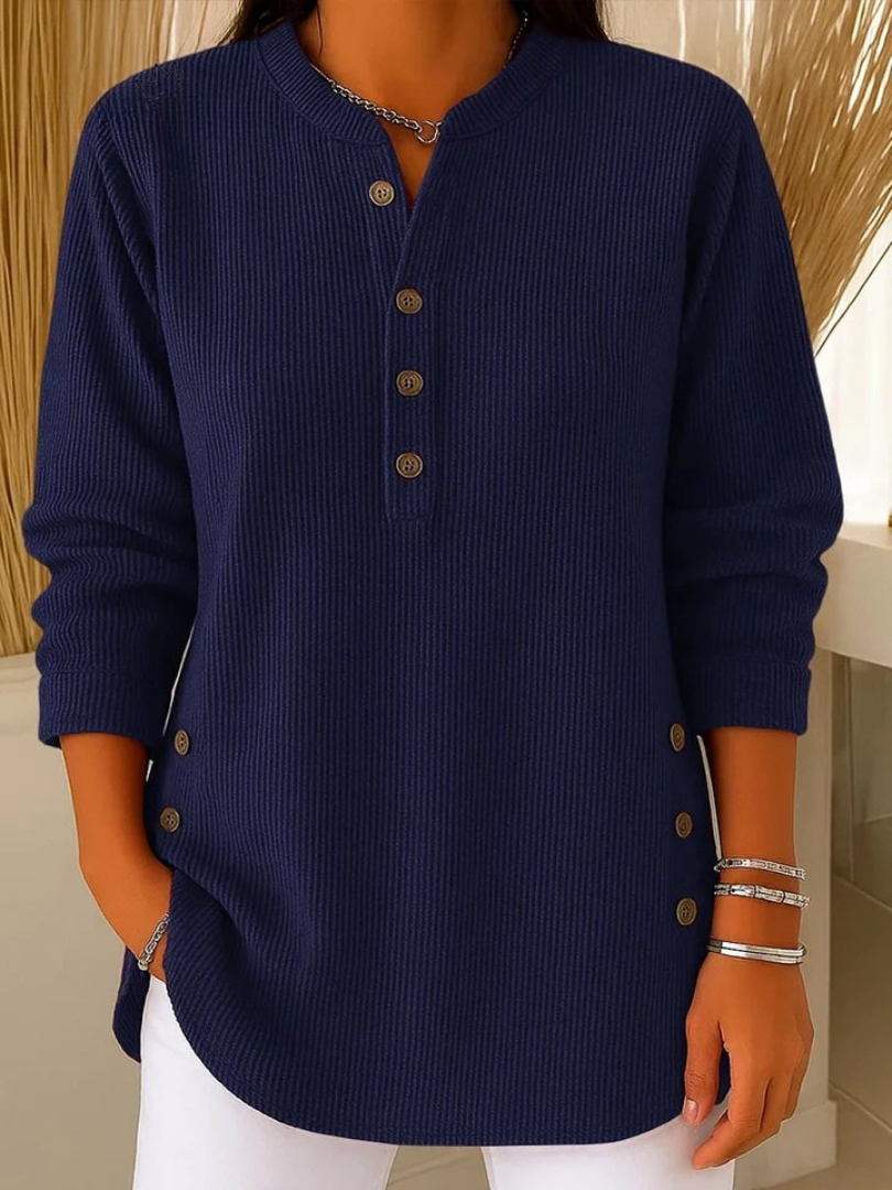 Almudena | Túnica Henley con botones