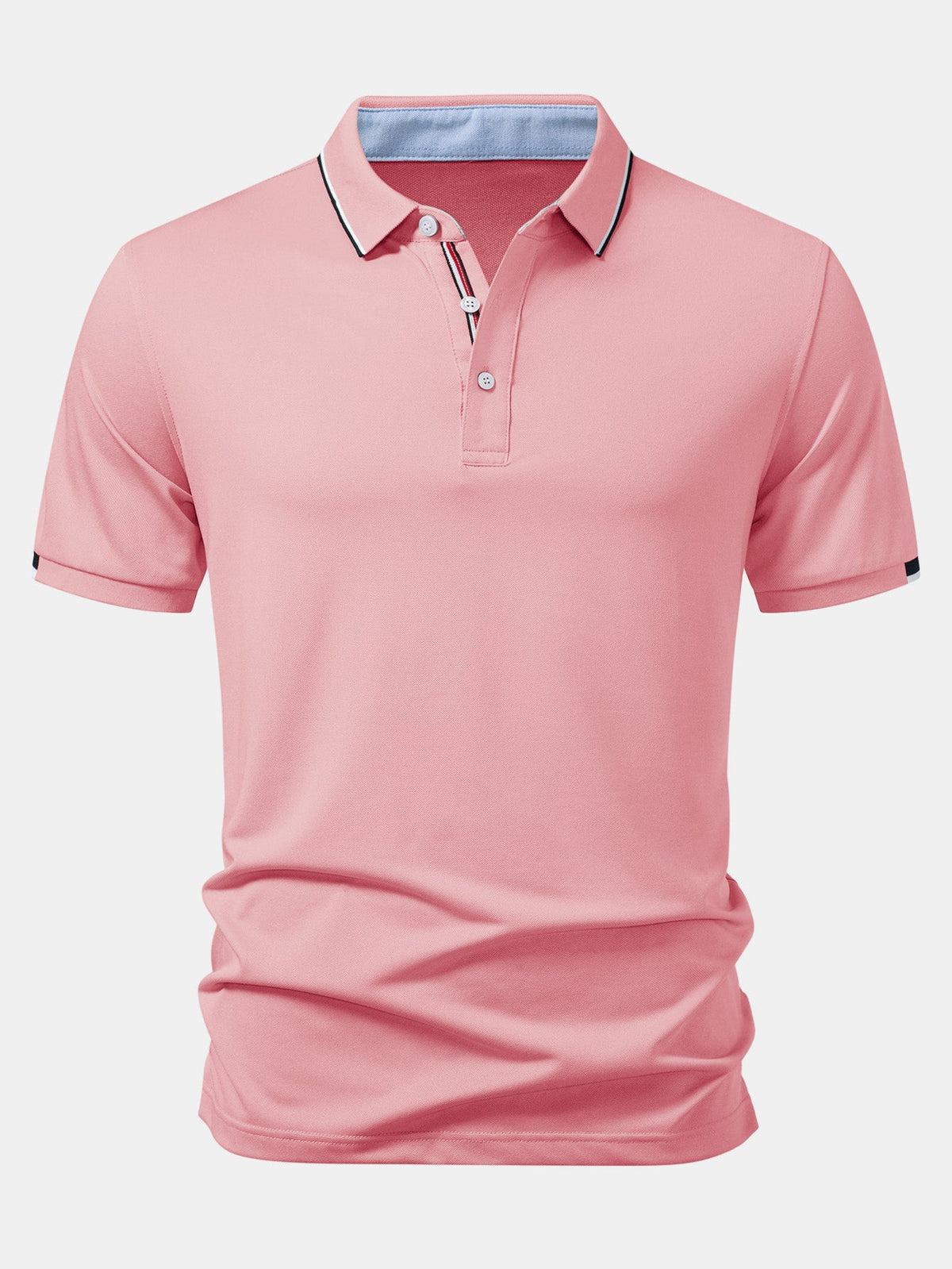Polo piqué con contraste