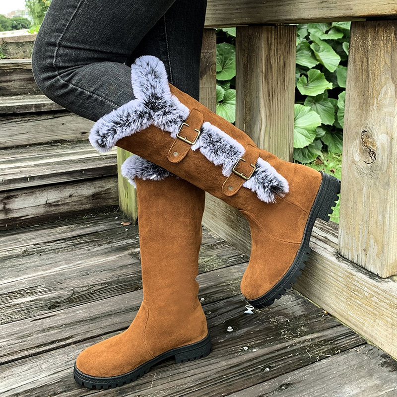 Botas de nieve altas de invierno