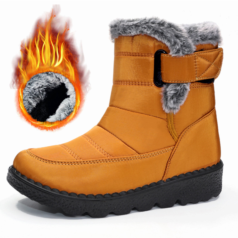 Botas de nieve acolchadas impermeables