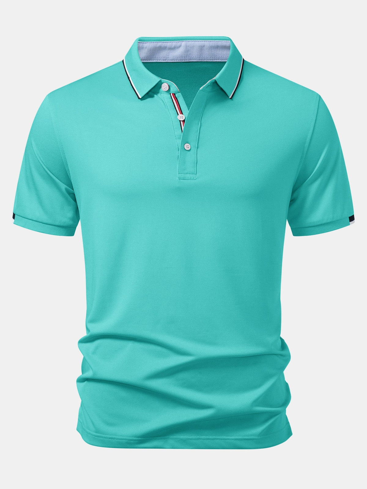 Polo piqué con contraste