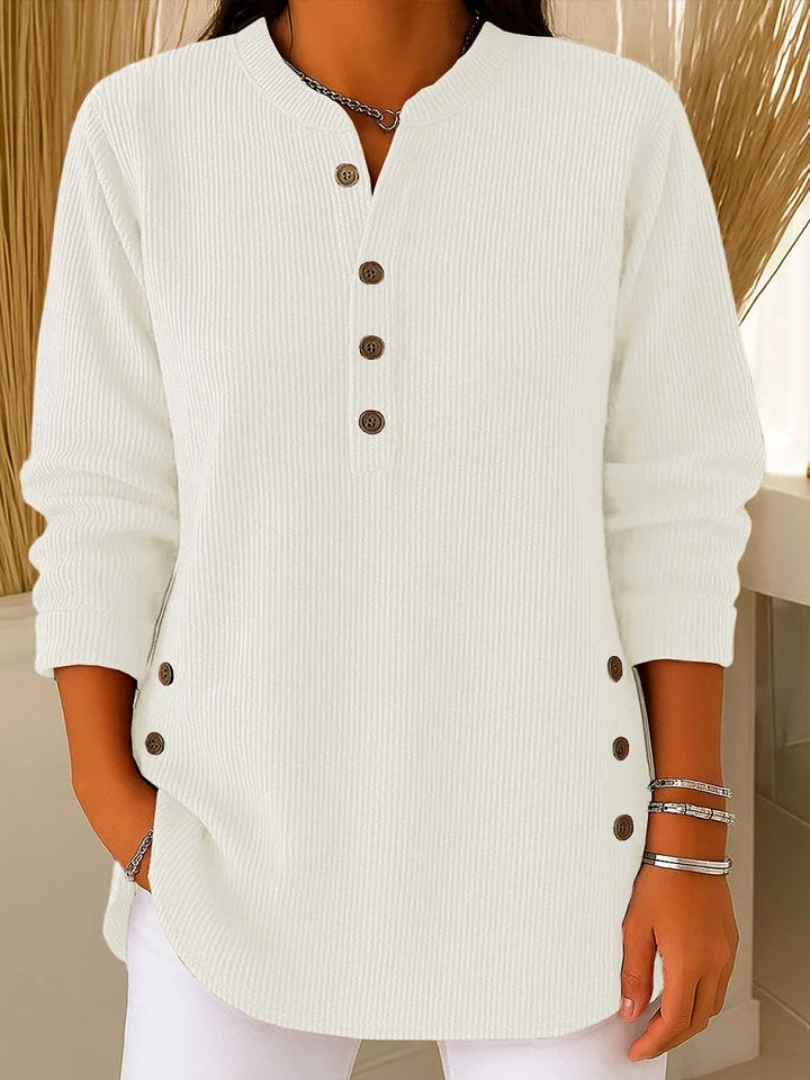 Almudena | Túnica Henley con botones