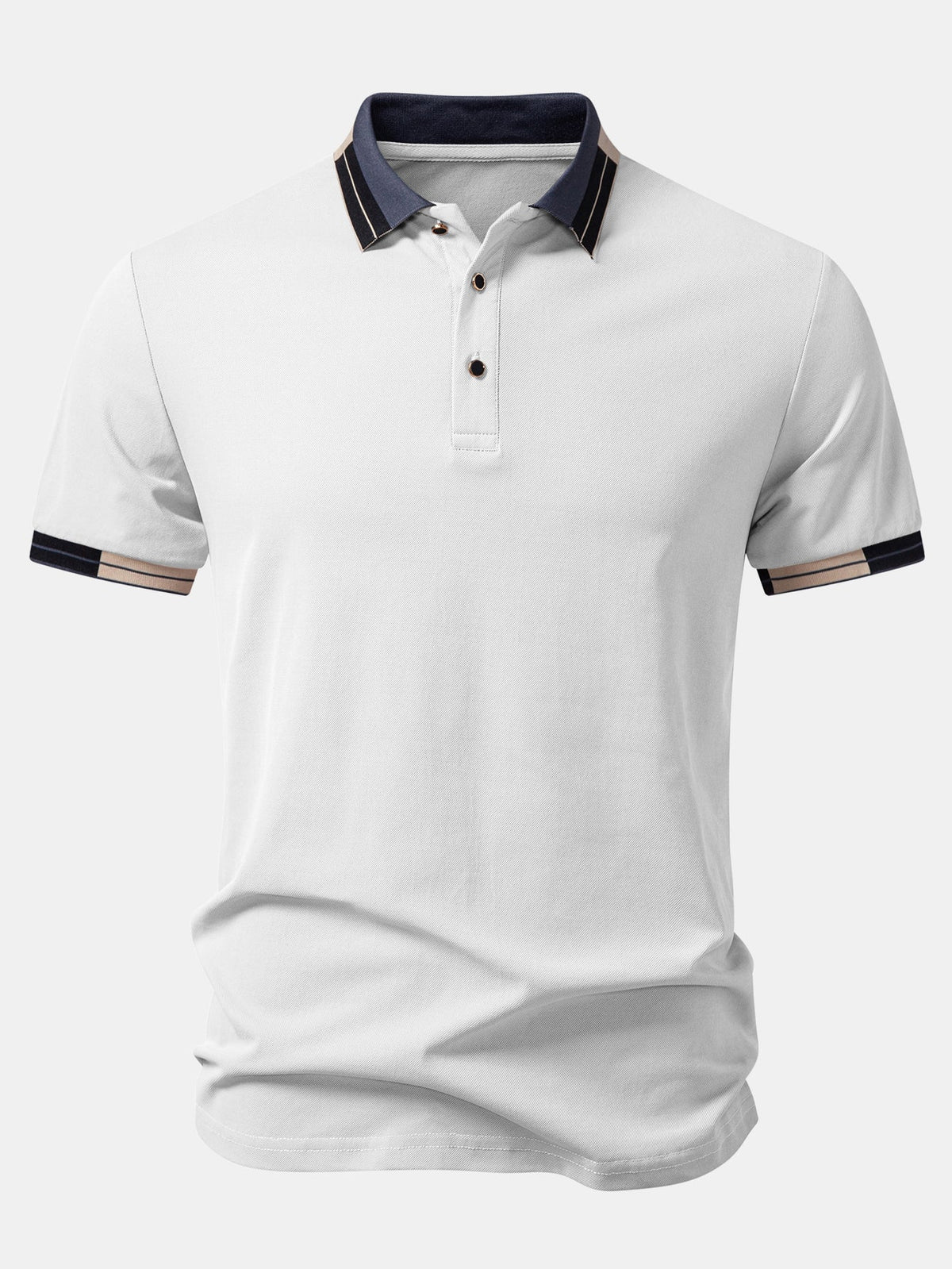 Polo con ribete de contraste