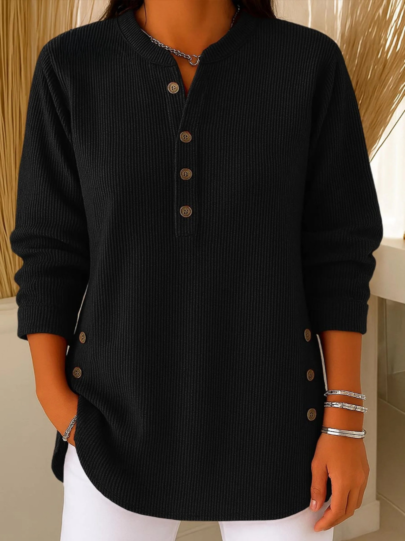 Almudena | Túnica Henley con botones