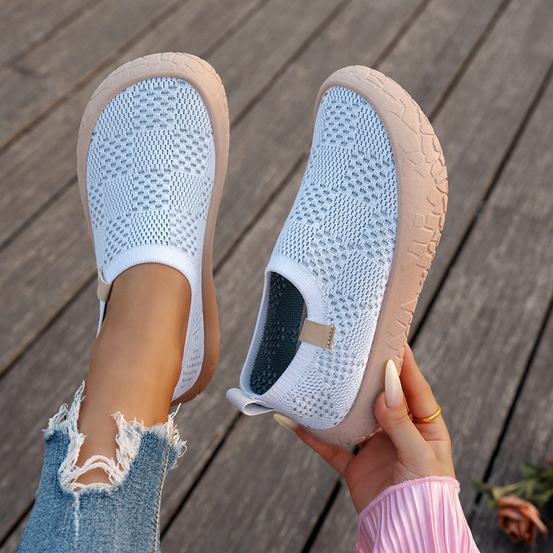 Zapatillas de lona sin cordones con estampado grafiti, ligeras y antideslizantes