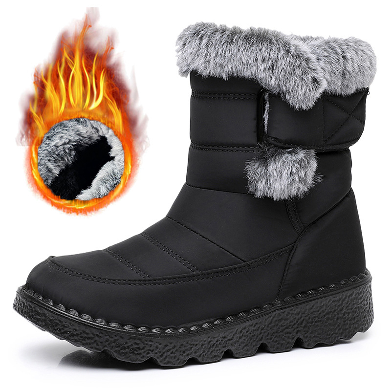 Botas de nieve acolchadas impermeables